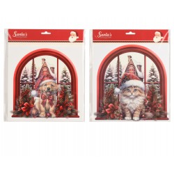 Vitrophanie Père Noël...