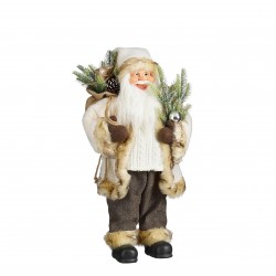 Père Noël Tricot Crème En...