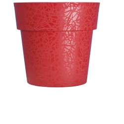 Pot terea plastique rouge...