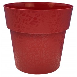 Pot terea plastique rouge...