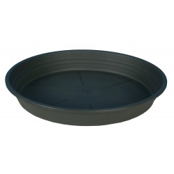 Soucoupe plastique noir ø48