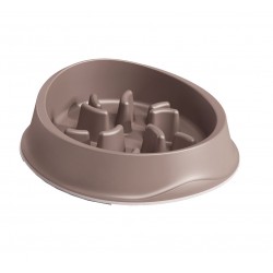 SLOW FEEDER Gamelle Taupe 0.5L