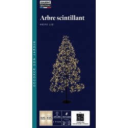 Sapin Micro Led Blanc Chaud...