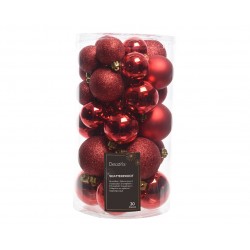 Boite de boule rouge X30 Ø6...