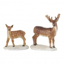 Cerf Et Faon H6.5-LUVILLE