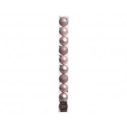 Tube De Boules X10 Rose...
