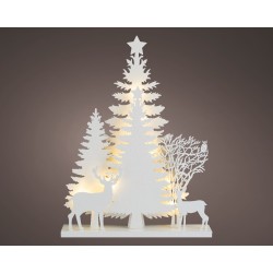 Silhouette Scene Foret Led...