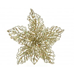 Poinsettia Ajouré Sur Clip...