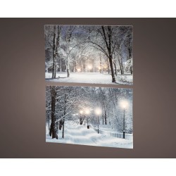 Toile Paysage Led/Pile...