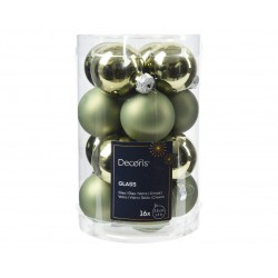Boite de boule vert romarin...