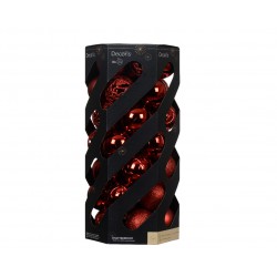 Boite de boule rouge X35 Ø6...