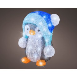 Pingouin Led Bleu/Blanc...