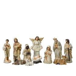 set 11 santons résine...