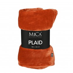 Plaid Famke Terracotta...
