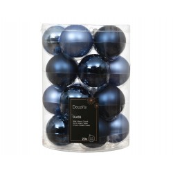 Boite de boule panaché bleu...