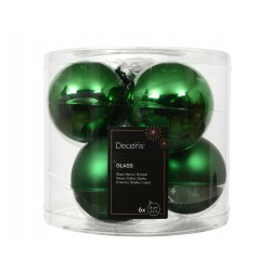 Boîte de boule vert houx X6...