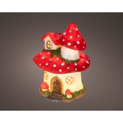 Maison champignon 6LED/PILE...