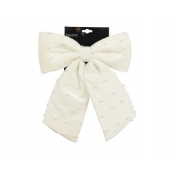 Noeud perle blanc H34 -...