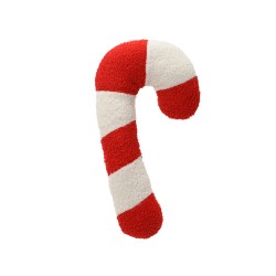 Coussin candy rouge/blanc...