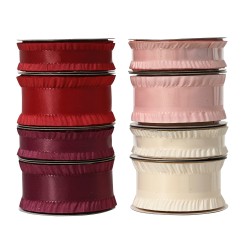 Ruban ourlé rose 2.2X270 -...