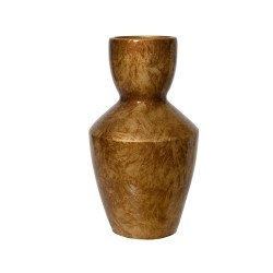 Vase marbré or H40 - Vendu...