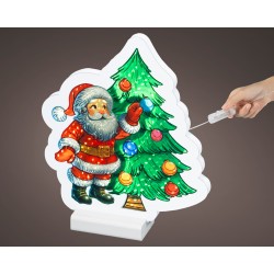 Père noël sapin infini...