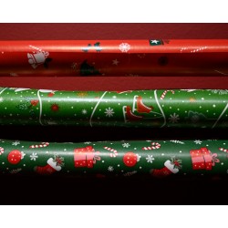 Papier cadeau noël 0.7X2M -...
