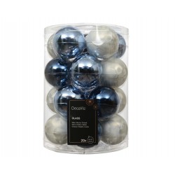 Boite de boule panaché bleu...
