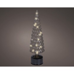 Sapin rotatif 20LED/PILE...