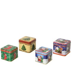 Boite noël 7.8X7.8 - Vendu...