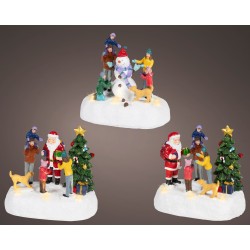 Scenette de noël 3LED...