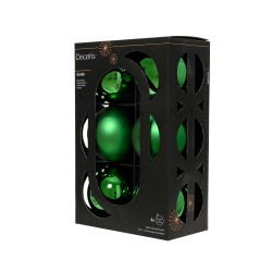 Boite de boule vert houx X6...