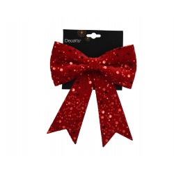 Noeud sequin bordeaux H24 -...