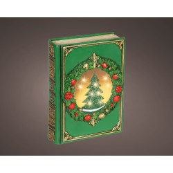 Livre sapin 9LED/PILE...