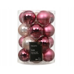 Boite de boule panaché rose...