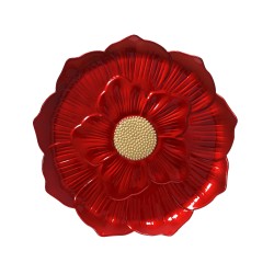 Sous-assiette coquelicot...