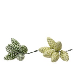 Pic pomme de pin vert H6 -...