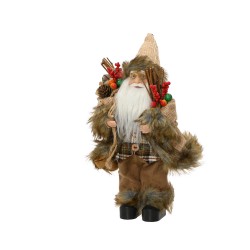 Père noël branche baie brun...