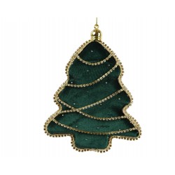 Suspension sapin vert/or...