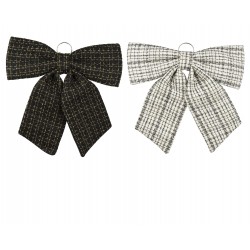 Noeud carreaux noir/blanc...