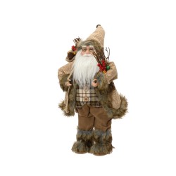 Père noël branche baie brun...