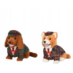 Peluche chien écossais brun...