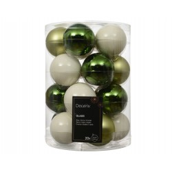 Boite de boule panaché vert...