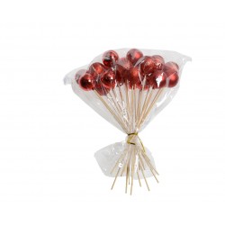 Pique De Boule Rouge En...