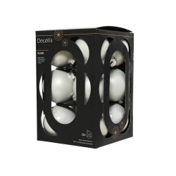 Boite de boule blanc X12 Ø6...