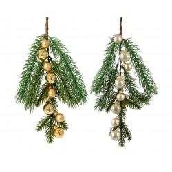 Tige De Sapin+Boule Or En...