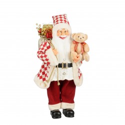 Père Noël Debout Carreaux...