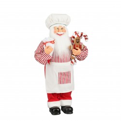 Père Noël Debout Cuisinier...