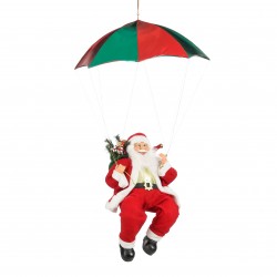 Père Noël Avec Parachute...