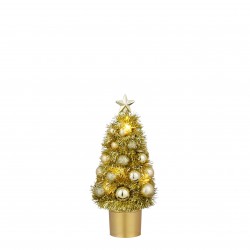 Sapin Décoré Led Or...